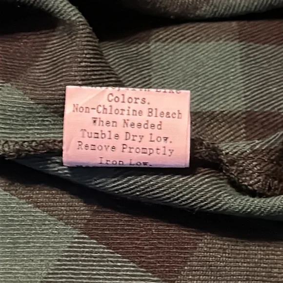 Flannel Button Up Drawstring Hoodie - Picture 6 of 7